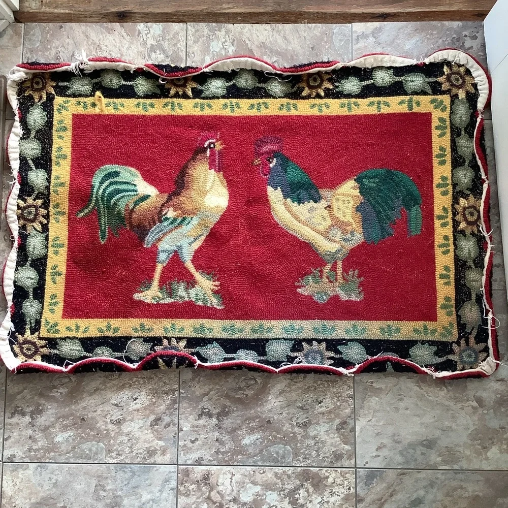 C & F Home red hooked